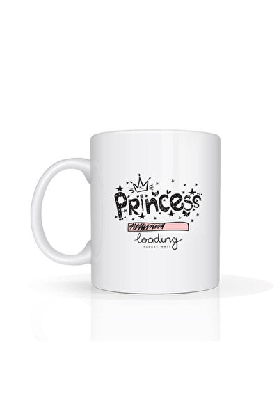 Printoot Customizable Princess Loading Mug Funny Girl Gift Birthday Coffee Cu...