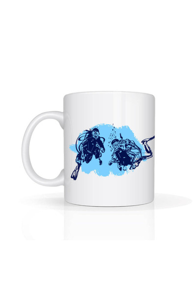Printoot Customizable Scuba Diving Mug Ocean Adventure Gift Diver Coffee Cup ...