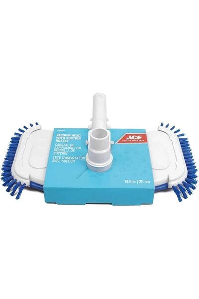 ACE Square Pool Vacuum Head with Angled Heads - 14 Inch