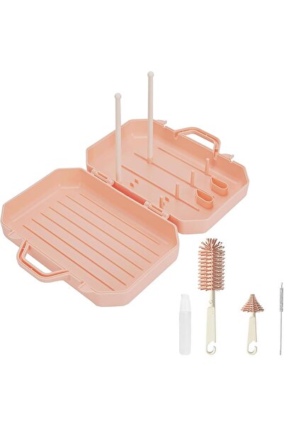 DIWANSA مجموعة تنظيف زجاجات الرضاعة 6 في 1، مجموعة فرشاة تنظيف زجاجات الرضاعة...