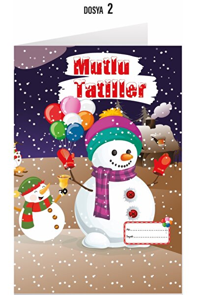 şahane parti Development Report New Curriculum Snowman Themed Report Cover 10...