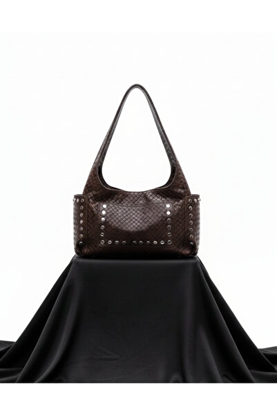 H&D COLLECTİON Geantă de umăr pentru femei, de dimensiuni mari, culoare maro ...