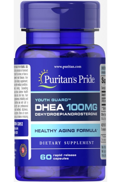 Puritan's Pride DHEA 100mg for Healthy Aging 60 Caps
