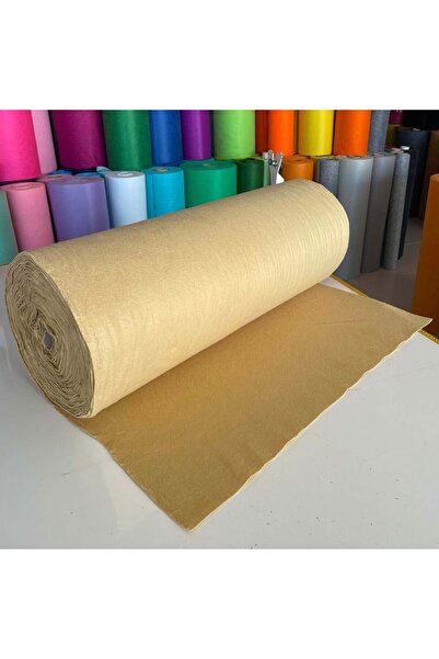 Salteks Koyu Ten Rengi İnce Yumuşak Keçe 1 mm - 1 Metre (100x100 cm)