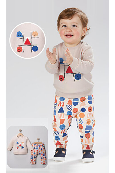 mandalinsbaby Printed Joyful Baby Boy Set