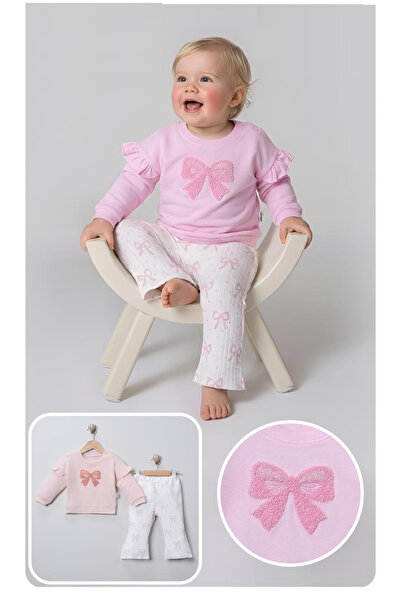 mandalinsbaby طقم طفلة مع شريط