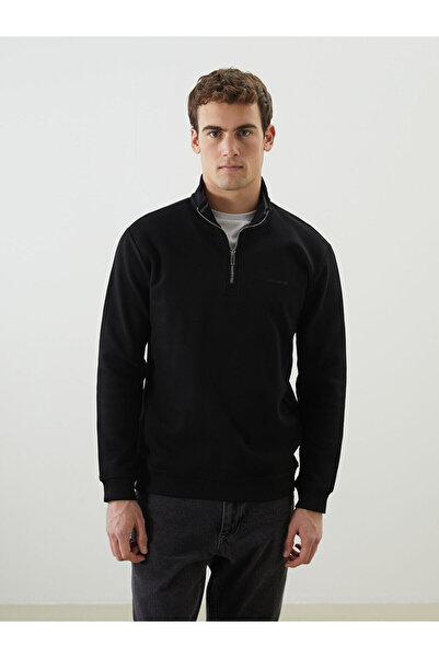 LC Waikiki Özmarka New Season Stand Collar Men's Sweatshirt