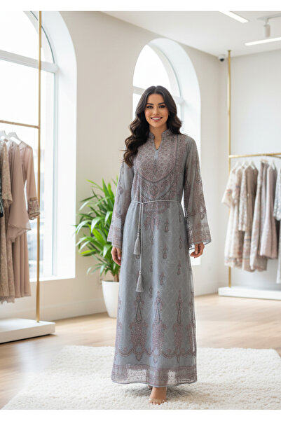 MQ Women's one-piece jalabiya adorned with crystals