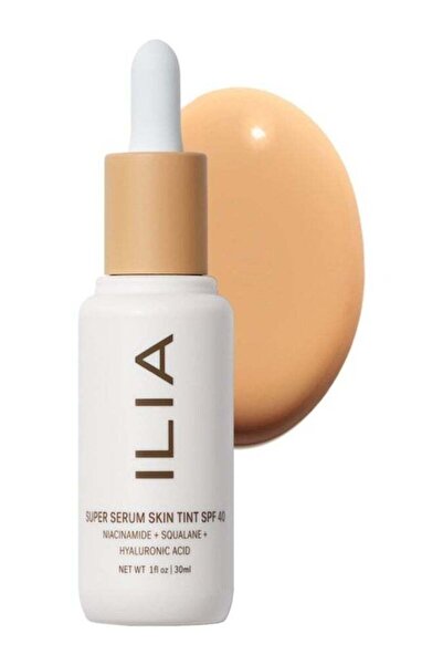 İLİA Super Serum Skin Tint SPF 40 – Shela ST8 - Light-medium with neutral war...