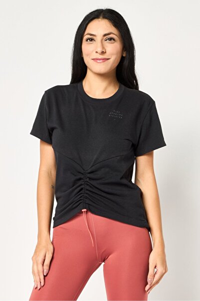 Nike Women Dri Fit Short Sleeve Running Top, Black