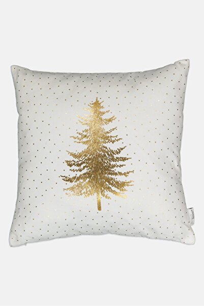 Boltze Elegant Square Pillow With Pillowcase, White