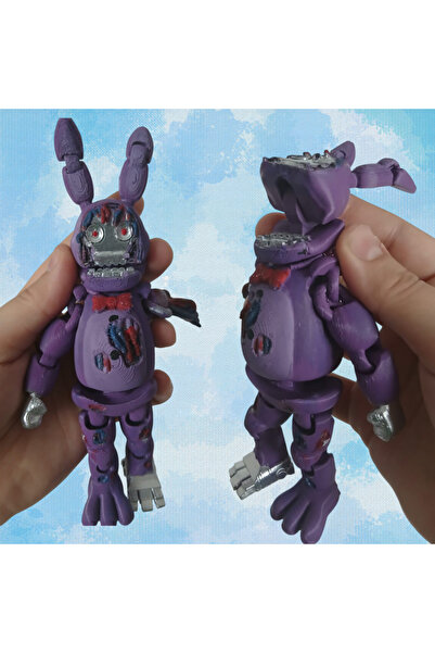 Rüzgar Tasarım Fnaf Five Nights at Freddy's Withered Bonnie Fnaf Eklemli Oyuncak