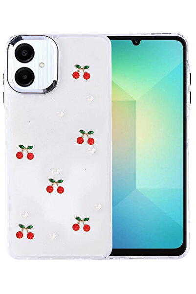 NewFace غطاء ستروزال لهاتف سامسونج جالاكسي A07 4G بنمط الفيونكة - (93216) نمط 9