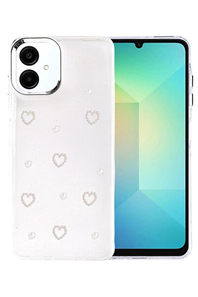 NewFace غطاء ستوروزال لهاتف سامسونج جالاكسي A07 4G بنمط الفيونكة - (93211) نم...