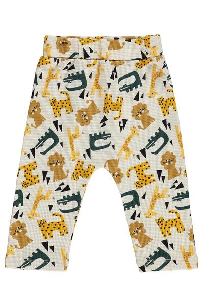 Civil Baby Animals Printed 6-18 Months Single Bottom Baby - Beige 9-12 Months