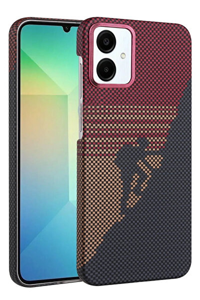 NewFace غطاء ستوروزال سامسونج جالاكسي A07 4G فيجا ماج سيف (101244) - أحمر