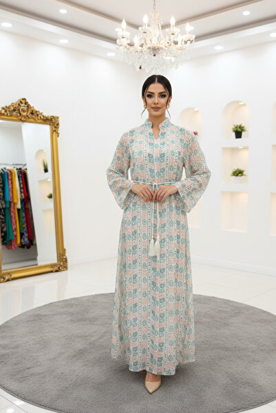 MQ Women's one-piece jalabiya adorned with crystals