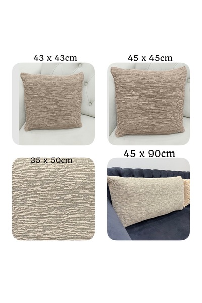 uzhanem Throw Pillow Cover Back Cushion Cover Stretchable Fabric– 45 X 45cm -...