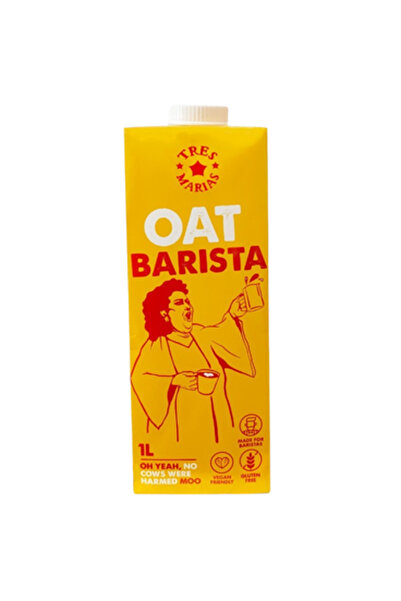 YABANEEZ حليب الشوفان (باريستا) "تريس مارياس" (عبوة)