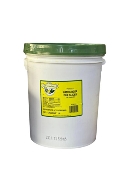 YABANEEZ BURGER DILL CHIPS (1/8 CRINKLE CUT) "COOL CRISP"