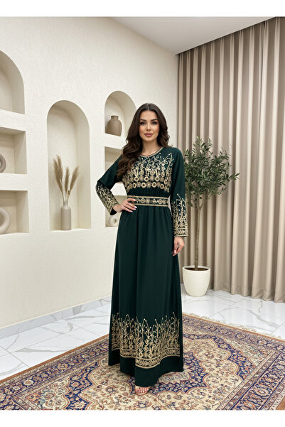 MQ Women's jalabiya with an embroidered piece design