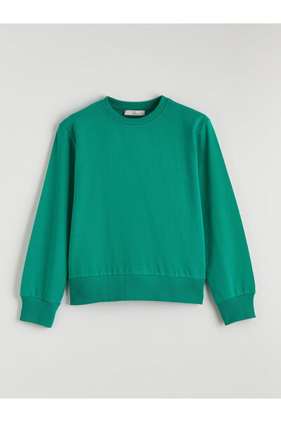 LC Waikiki   Green Crew Neck Women's Sweatshirt