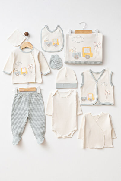 yukobaby bebeğiniz için en doğalı Baby Litte Tractör 10-Piece Newborn Hospita...
