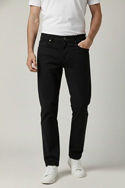 Wekame Men's Casual Regular Fit Gabardine Trousers