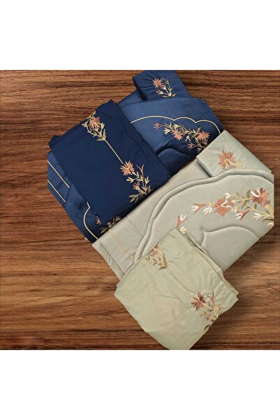 Gerenic 2 sets of luxurious embroidered prayer rugs, 6 pieces