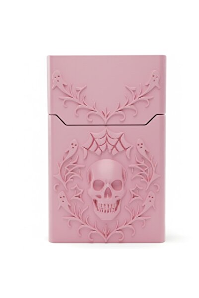 GenelTedarik 20 'li Kısa Sigara Kutusu Şık Tasarım Sert Plastik 1 Adet Pembe ...