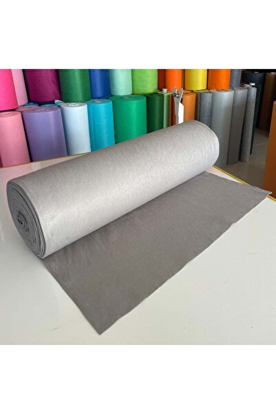 Salteks Gri İnce Yumuşak Keçe 1 mm - 1 Metre (100x100 cm)