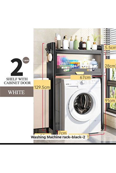 BabelHome Storage shelf above washing machine