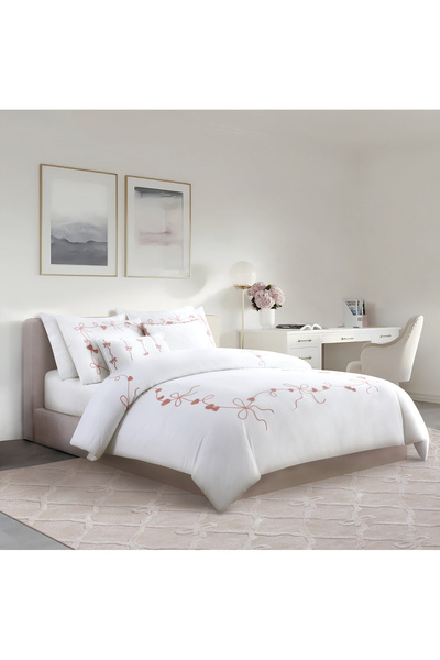 Bee Home Bow & Heart | 5-Piece Single Duvet Set