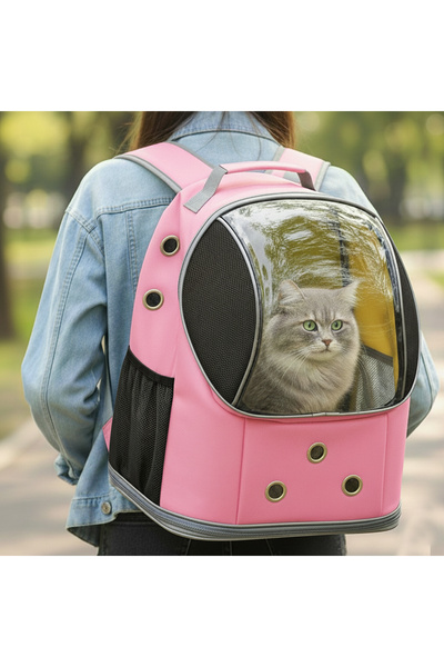 ENS PLASTİK Ufo Büyük Boy Kedi Çantası 8 Kg Taşıma Kapasiteli 42x25x33 Cm Kedi Taşıma Çantası