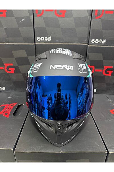 SHNMOTO Nero 316 Full face kapalı kask (şeffaf vizörlü)