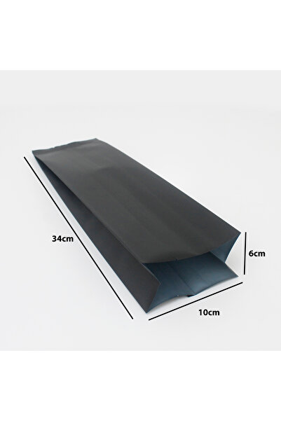 Generic 30 pieces of coffee packaging bags, black color, dimensions 34×10×6