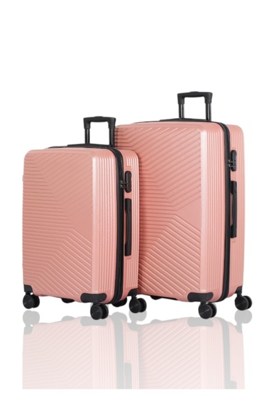 AVIATOR Two hard-shell suitcases made of high-quality ABS plastic - sizes 28 ...