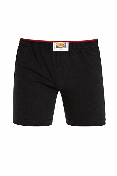 İlke 6 броя, 100% памук, едноцветни боксерки за момчета