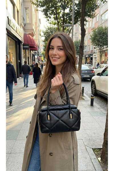 LAGRANZE Élora Quilted Faux Leather Handbag