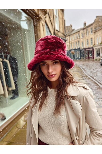 LAGRANZE Softmuse Plush Winter Bucket Hat