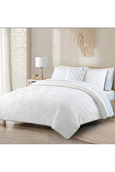 Bee Home دريم كاست تكستشر | طقم لحاف مفرد 8 قطع