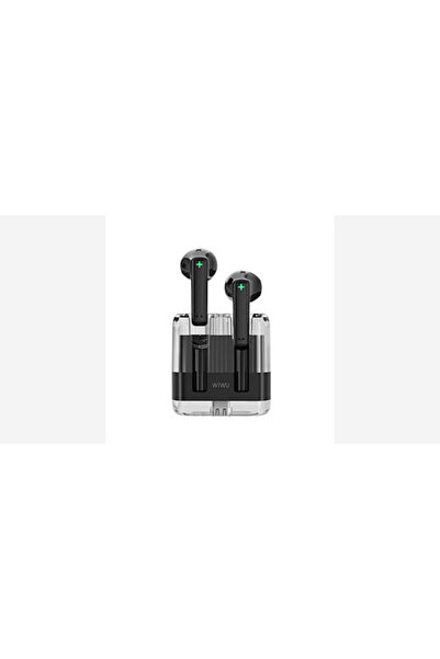 WIWU Transparent Wireless Bluetooth Earbuds T21 Ergonomic Semi earphone for P...