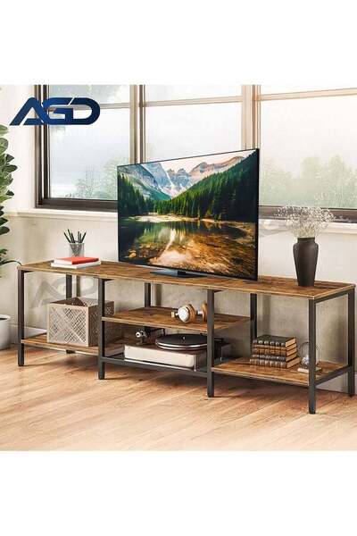 AGD Multi-Functional TV Stand with Open Design for Living Room, 180*40*52 cm