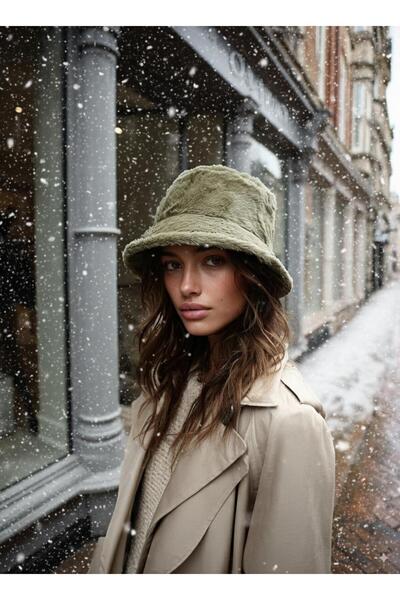 LAGRANZE Softmuse Plush Winter Bucket Hat