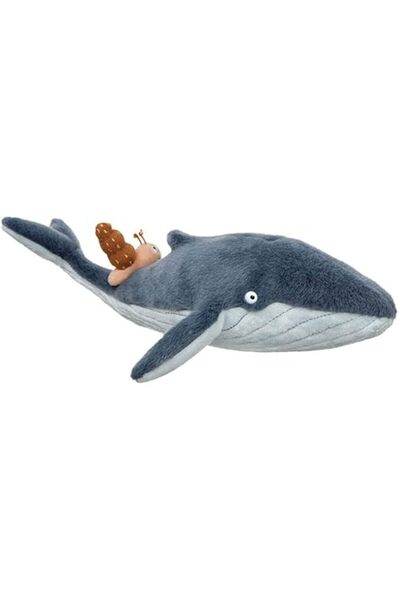 Aurora Snail and Whale Plush Toy