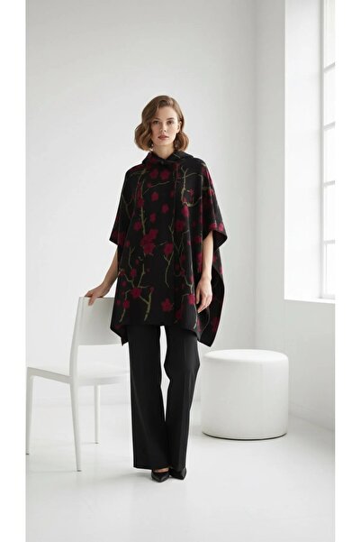 larocci Women's Embossed Hooded Sweatshirt