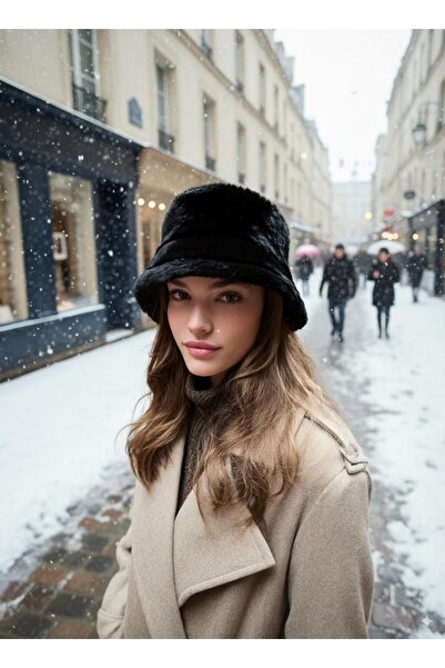 LAGRANZE Softmuse Plush Winter Bucket Hat