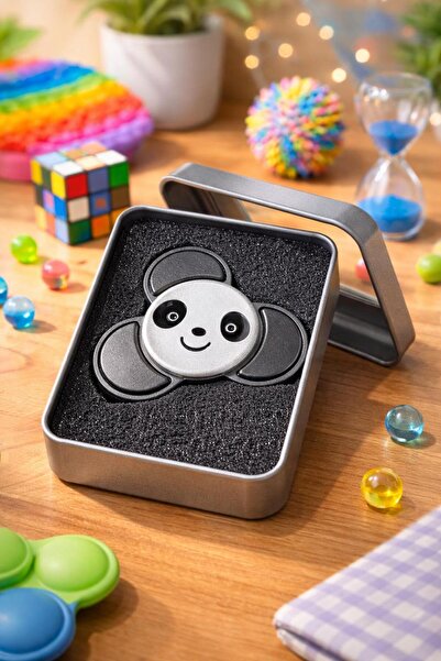 matheon لعبة هدية معدنية على شكل عجلة تخفيف التوتر (فيدجيت سبينر) بنمط الباند...