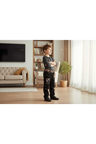 E-Giyimbank Boys' Velvet Trousers High Proportion Velvet Fabric Casual Winter...
