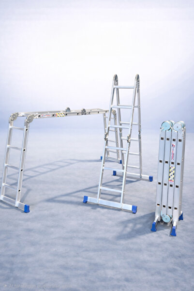 EGE AKROBAT 5.70 Mt| Çok Amaçlı Alüminyum | Katlanır & Kilitli | A Tipi – Düz...